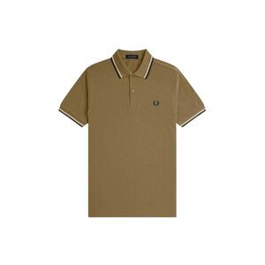 Fred Perry Mens Twin Tip Polo Shirt / Shaded Blue